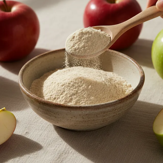 Dehydrated Apple Powder — dehydrated food powder by ThermDry