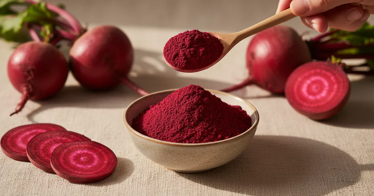 Beetroot Powder as a Natural Food Coloring Alternative for Manufacturers