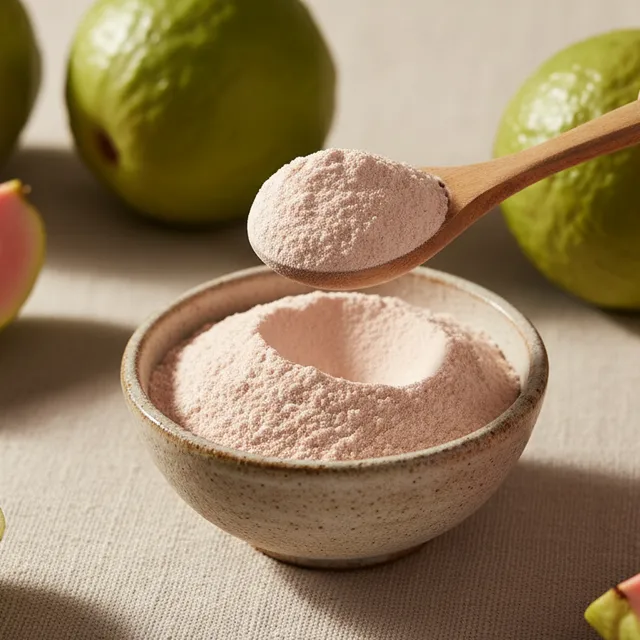 Dehydrated Guava Powder — dehydrated food powder by ThermDry