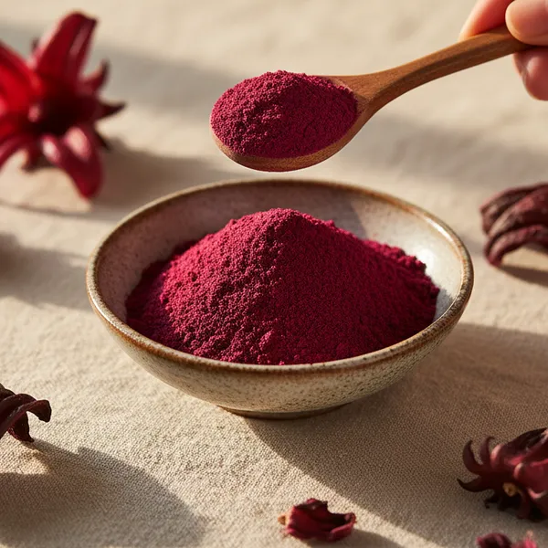 Dehydrated Hibiscus Flower Powder — dehydrated food powder by ThermDry