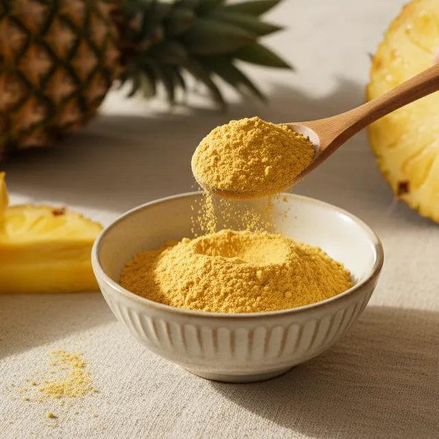 Dehydrated Pineapple Powder — dehydrated food powder by ThermDry